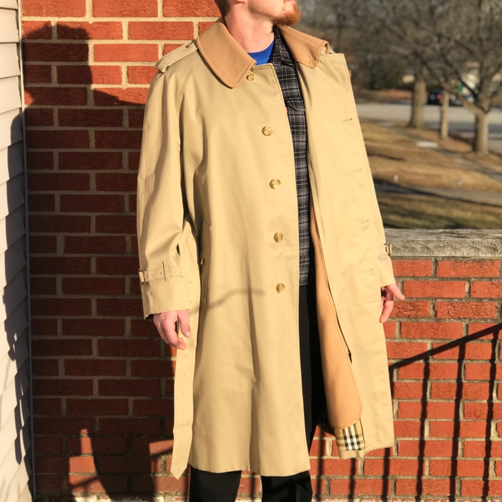 Burberry Tan Trench Coat